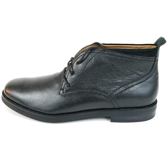 cole haan black chukka boots